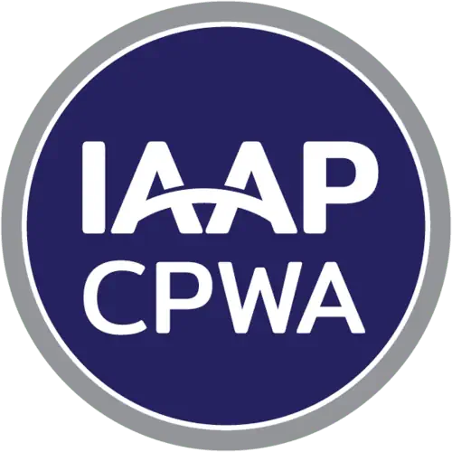 IAAP CPWA credly badge