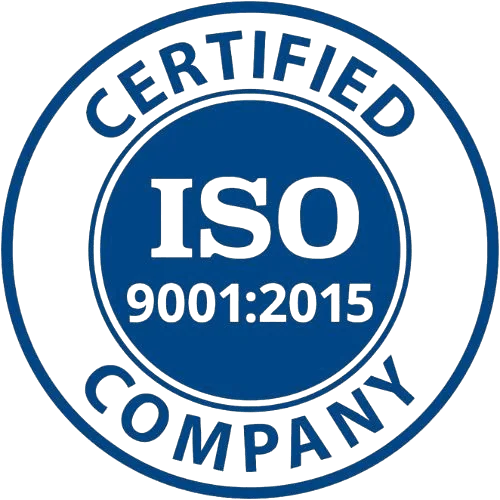 ISO 9001:2015 Quality Management certified company logo